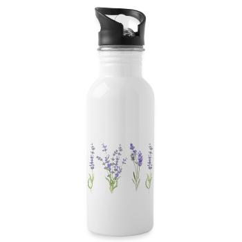 lilac beauty - 20 oz Water Bottle - white - Right