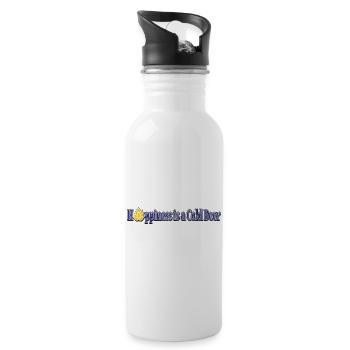 Hoppiness is a Cold Beer - 20 oz Water Bottle - white - Right