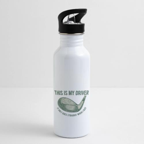 Driver Only Goes Straight When I Quit - 20 oz Water Bottle
