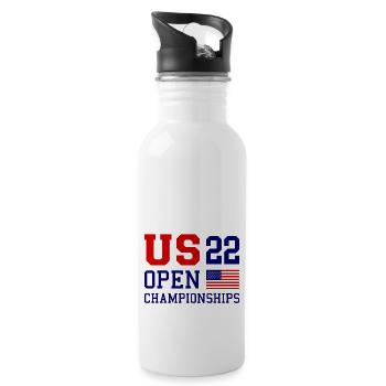 US OPEN - 20 oz Water Bottle - white - Right