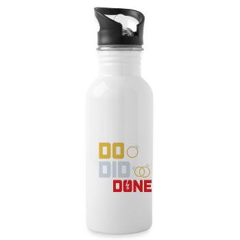I Do, I Did, I'm Done Divorce Women Divorcee - 20 oz Water Bottle - white - Right