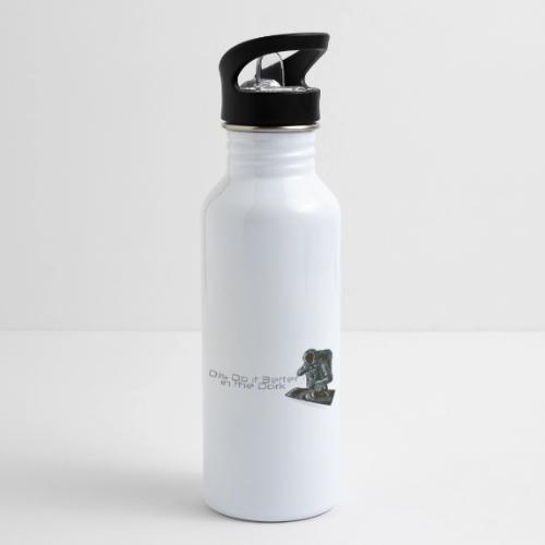 DJs do it better in the dark - 20 oz Water Bottle
