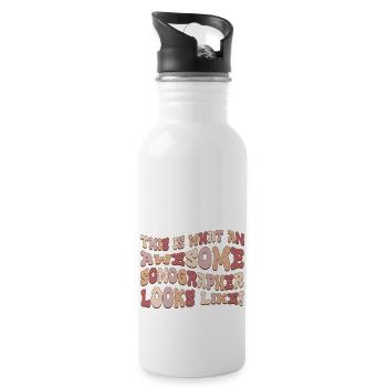 This is what an awesome - 20 oz Water Bottle - white - Right