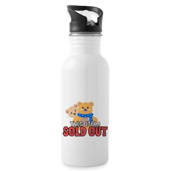 This item SOLD OUT - 20 oz Water Bottle - white - Right