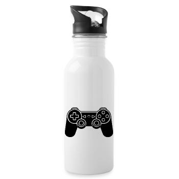 Controller Gaming Console - 20 oz Water Bottle - white - Right