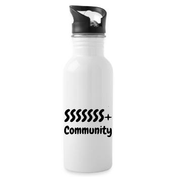 SSSSSSS+ Community - 20 oz Water Bottle - white - Right
