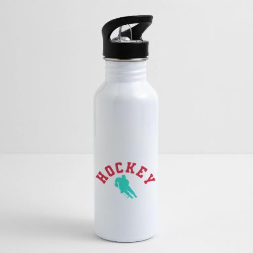 Hockey Player Silhouette - 20 oz Water Bottle