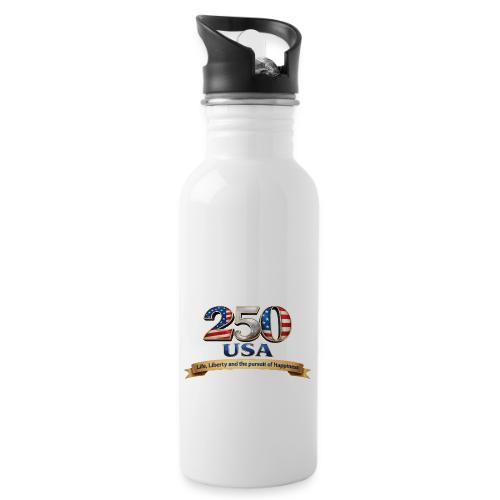 250 USA Liberty Banner - 20 oz Water Bottle