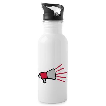 Loud speech icon megaphone - 20 oz Water Bottle - white - Right