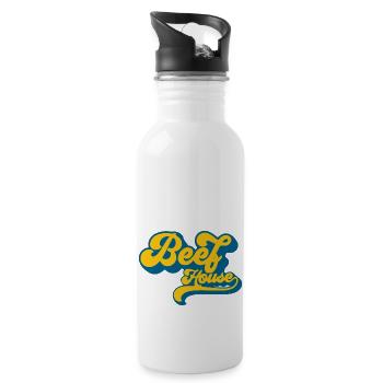 Beef house - 20 oz Water Bottle - white - Right