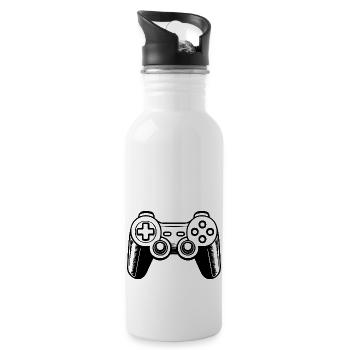 Controller Gaming Console - 20 oz Water Bottle - white - Right
