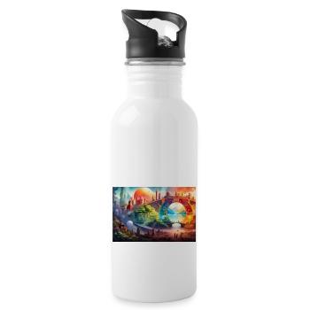 Celestial Mirage - 20 oz Water Bottle - white - Right