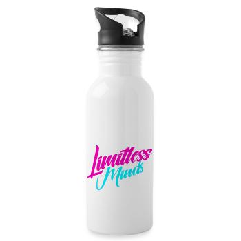 Limitless Minds - 20 oz Water Bottle - white - Right