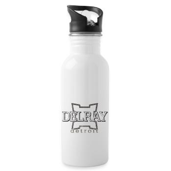City of Detroit Delray Neighborhood Apparel - 20 oz Water Bottle - white - Right