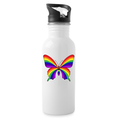 Rainbow Butterfly - Water Bottle