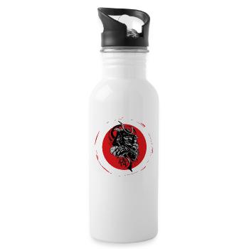 Samurai - 20 oz Water Bottle - white - Right