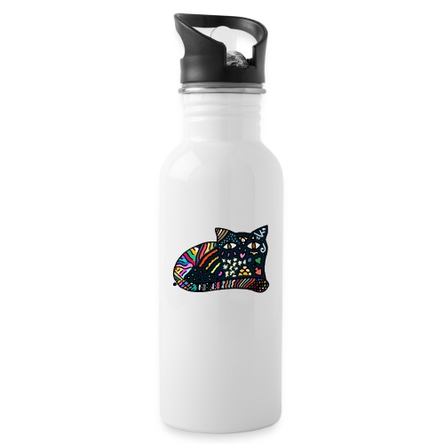 Dreamlike Cat - 20 oz Water Bottle