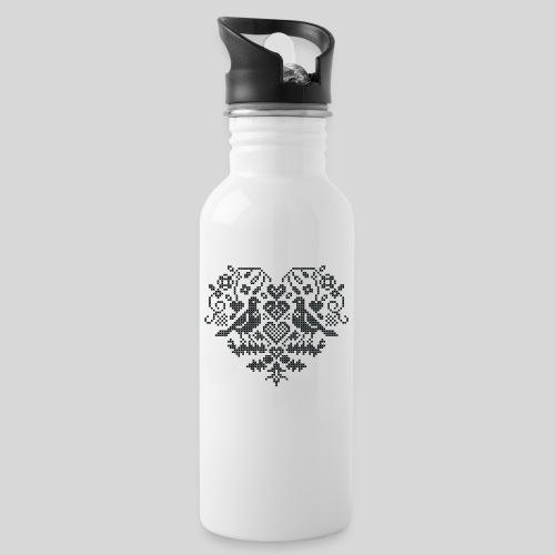 Serdce (Heart) BoW - 20 oz Water Bottle