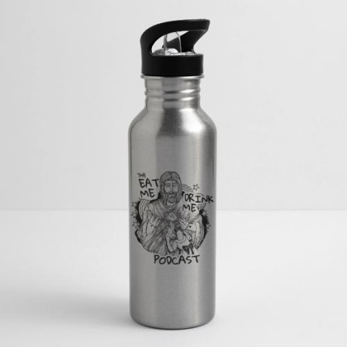 Eat Me Drink Me Podcast revamped logo - 20 oz Water Bottle