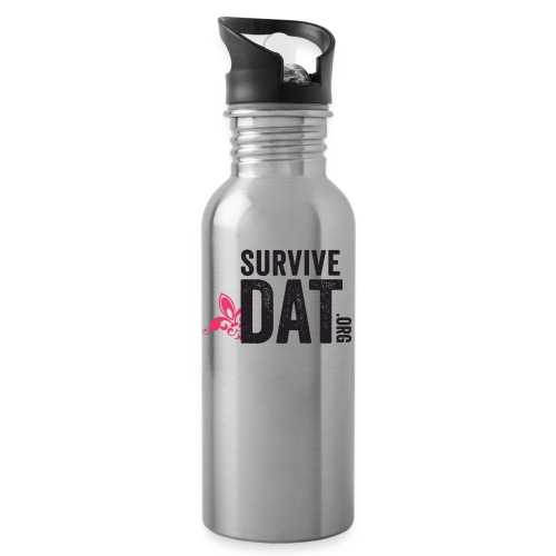 survive dat final logo stacked org color notag out - Water Bottle