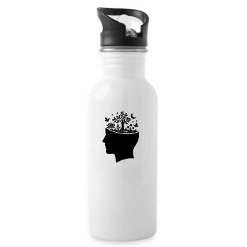 MIND GARDEN  - 20 oz Water Bottle - white - Right