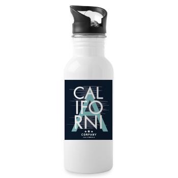 California Triangle Monogram Summer 2026 - 20 oz Water Bottle - white - Right