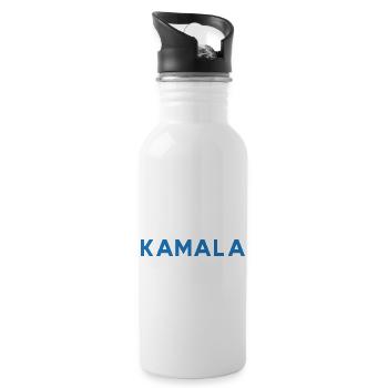 Kamala Harris 2024 for President Vote Tim Walz - 20 oz Water Bottle - white - Right