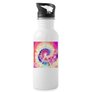 Chemistry Shirt, Ferrous Wheel Ferris Wheel - 20 oz Water Bottle - white - Right