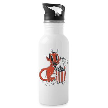 Hell Of A Snack - 20 oz Water Bottle - white - Right