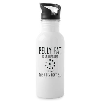 Uninstalling Belly Fat Fitness Trainer Workout - 20 oz Water Bottle - white - Right