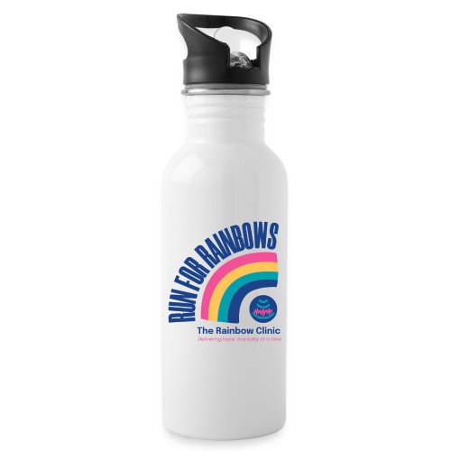 Run for Rainbows 🏃🏾‍♀️🌈👶 - 20 oz Water Bottle