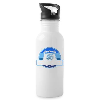 Police Shirt, I Back The Blue For My Daughter - 20 oz Water Bottle - white - Right