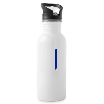 Police Shirt, Love Our Police Officer US Flag - 20 oz Water Bottle - white - Right