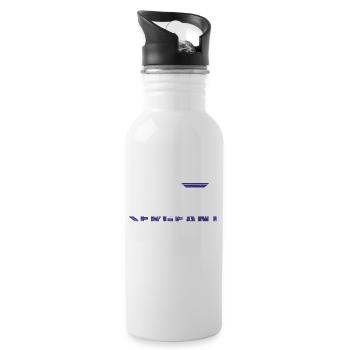 Police Shirt, My Heart Belongs To A Sergeant Thin - 20 oz Water Bottle - white - Right
