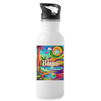 Bliss Merchandise - 20 oz Water Bottle - white - Right