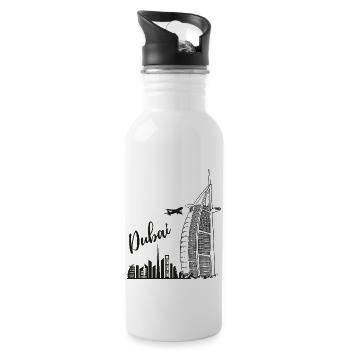 dubai - 20 oz Water Bottle - white - Right