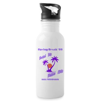 Spring Break baybay - 20 oz Water Bottle - white - Right