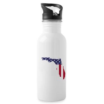 I survived Hurricane Milton October 2024 Florida - 20 oz Water Bottle - white - Right
