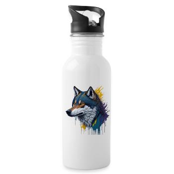 wolf3 - 20 oz Water Bottle - white - Right
