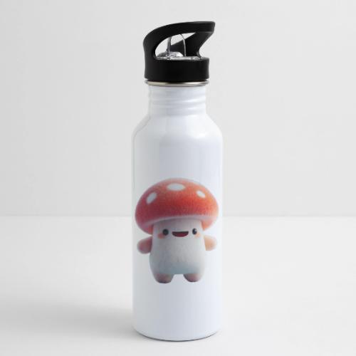 Mushroom: Red Forest Friend - 20 oz Water Bottle