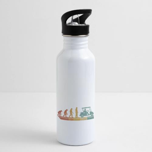 Evolution of Golf Funny Retro Cart Quote - 20 oz Water Bottle