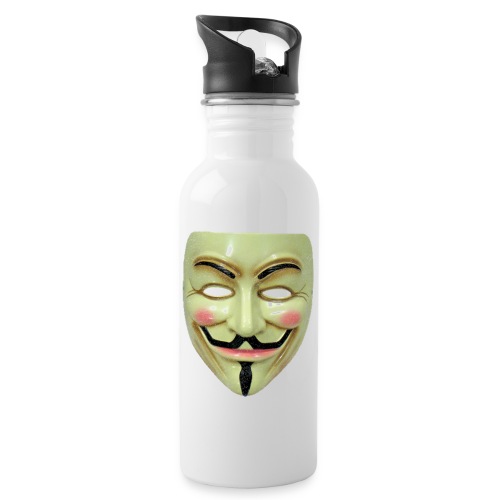 Guy Fawkes Mask - 20 oz Water Bottle