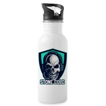 Stone Cold - 20 oz Water Bottle - white - Right