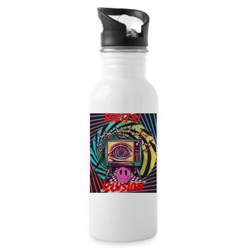 Digital Illusion - 20 oz Water Bottle - white - Right