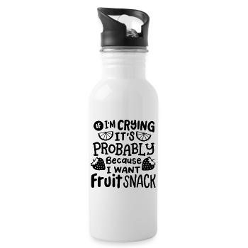 Fruit Snacks - 20 oz Water Bottle - white - Right