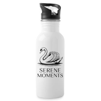 Serene Moments Swan Elegance - 20 oz Water Bottle - white - Right