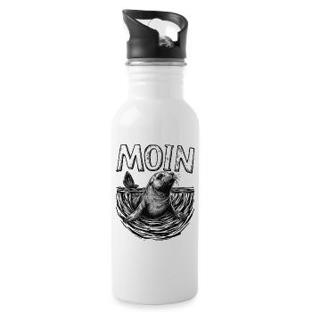 Seal Baltic Sea North Sea Moin - 20 oz Water Bottle - white - Right