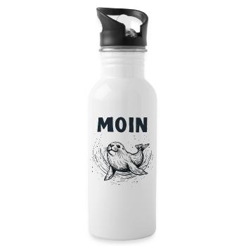 Seal Baltic Sea North Sea Moin - 20 oz Water Bottle - white - Right
