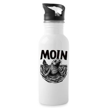Seal Baltic Sea North Sea Moin - 20 oz Water Bottle - white - Right