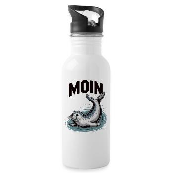 Seal Baltic Sea North Sea Moin - 20 oz Water Bottle - white - Right